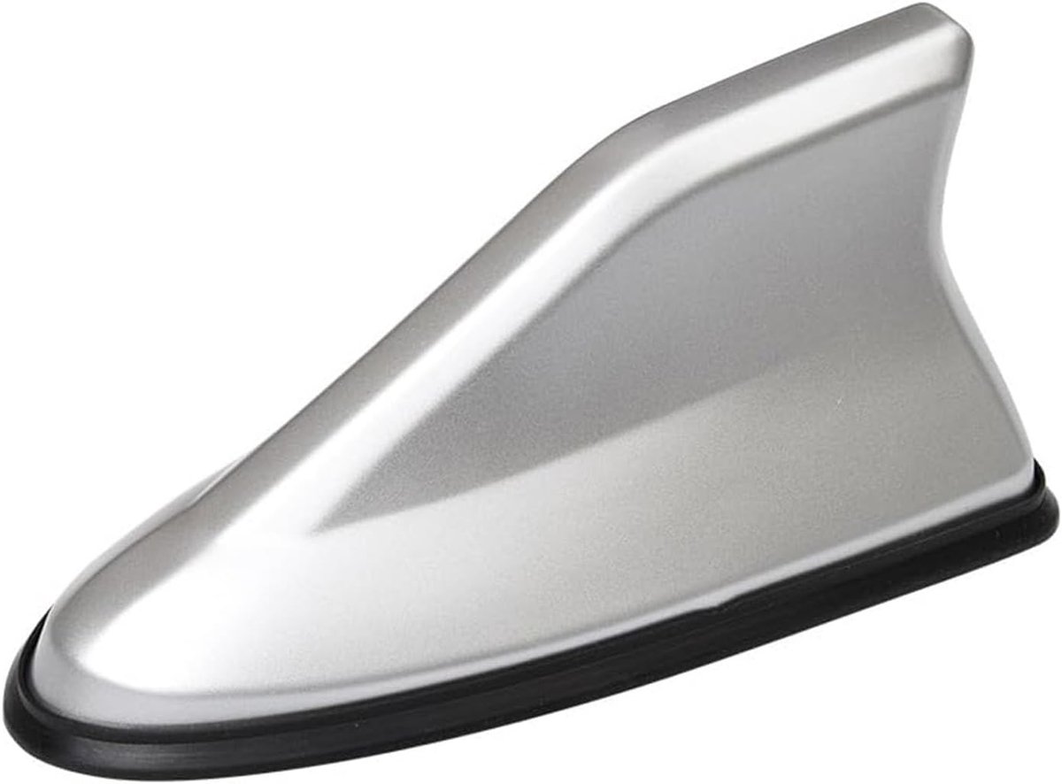 Haaienvin Antenne - Auto Antenne - Signaal Verbeteren - Universele Vervanging - 16 cm - Zilver