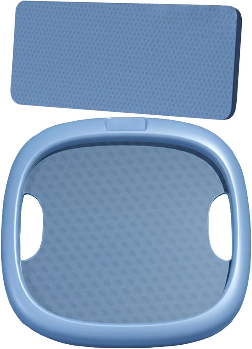 Buikspier Wiel - Core Trainer - Krachtige Training - 360 Graden Roterend - 30 cm Diameter - Blauw