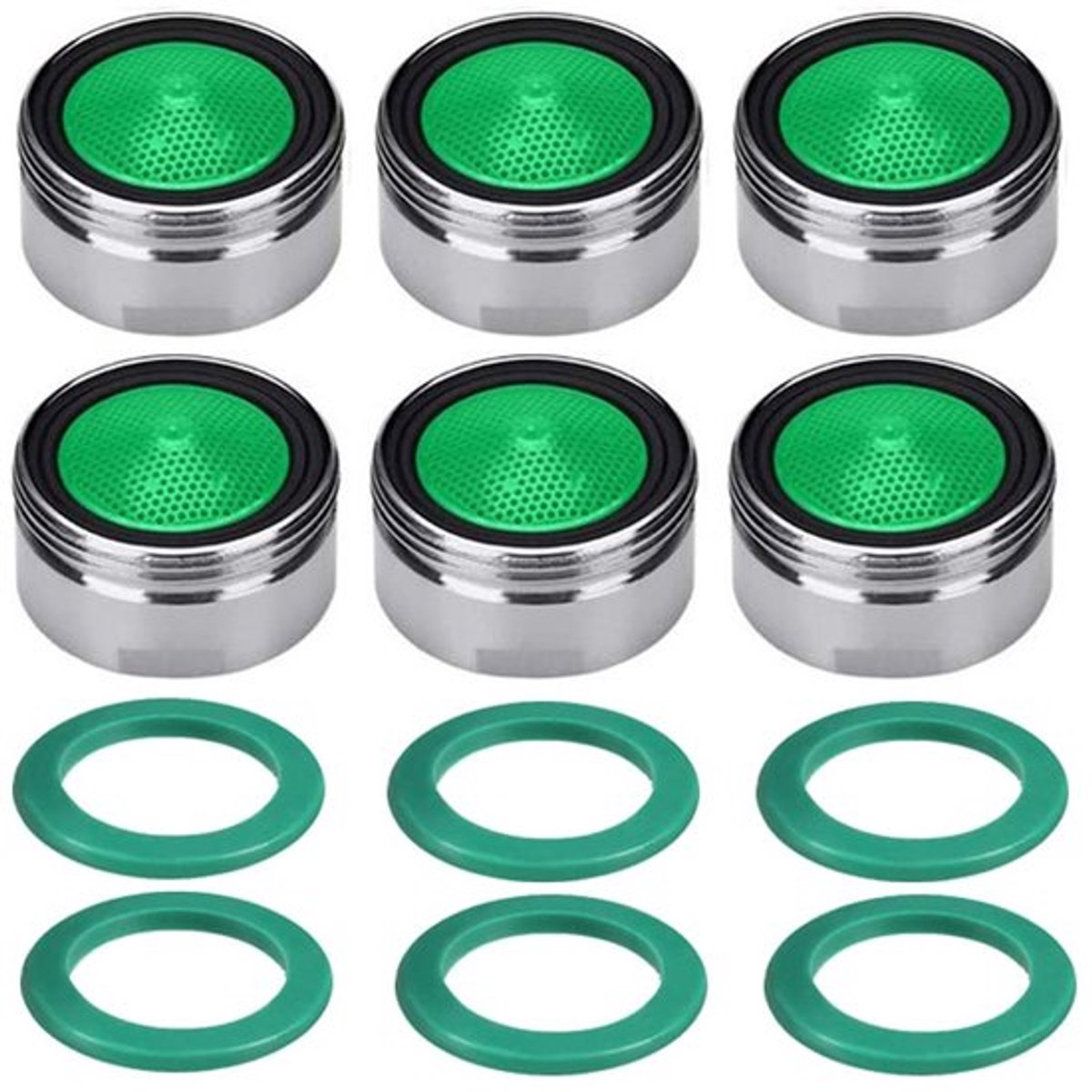 Vt products - Gebildet Kraanbeluchters - Waterbesparende Beluchters - 6 Stuks