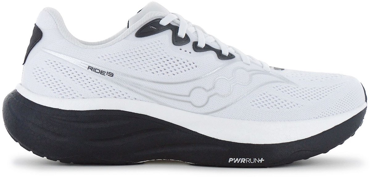 Saucony Ride 19 M Heren Hardloopschoenen Running Schoenen S21055-103 Wit