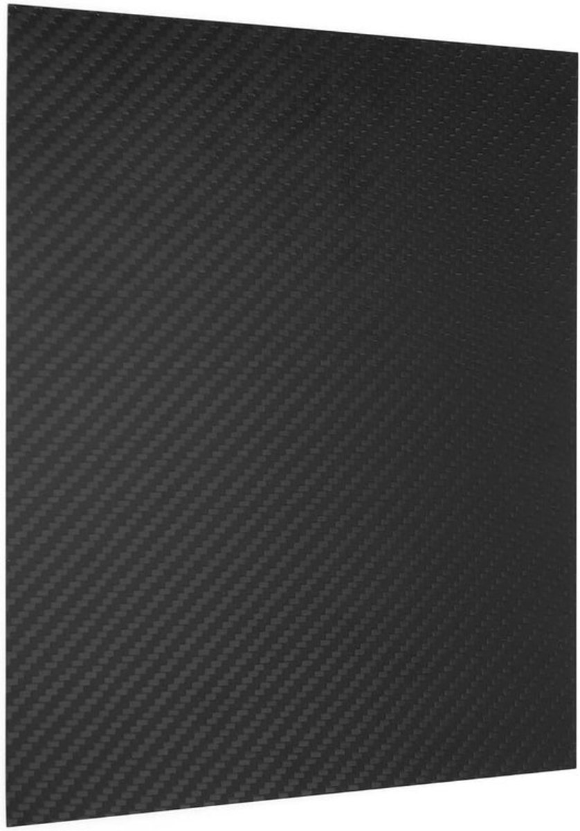 Plaat 200x250mm 0,5mm Allecto Plus Carbon Fiber MatOppervlak