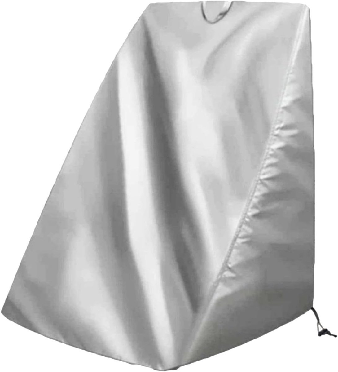 Slanghaspel Afdekking - Tuinslang Beschermhoes - Buiten Opslag - Waterdichte PU Coating - 66 x 63 x 8 cm - Zilverkleurig