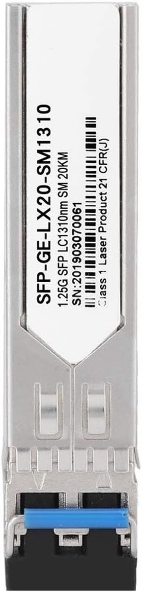 Optisch Module - Netwerk Transceiver - Snelle Dataoverdracht - Dual Gigabit Fiber - 20 km Bereik - Zwart