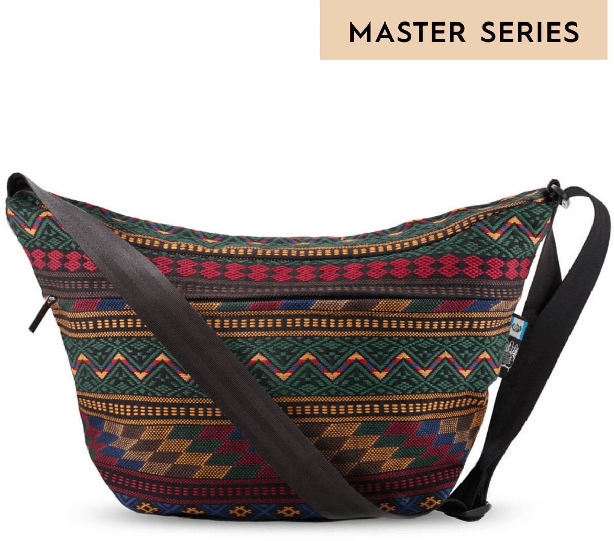 Ethnotek Bagan L - Schoudertas / Moon Bag - Crossbody - 12L - 13 inch Laptopvak