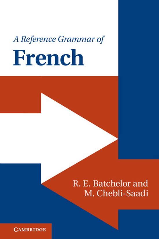 Reference Grammar Of French - cover