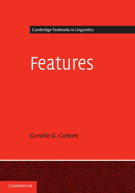 Features. by Greville G. Corbett - cover