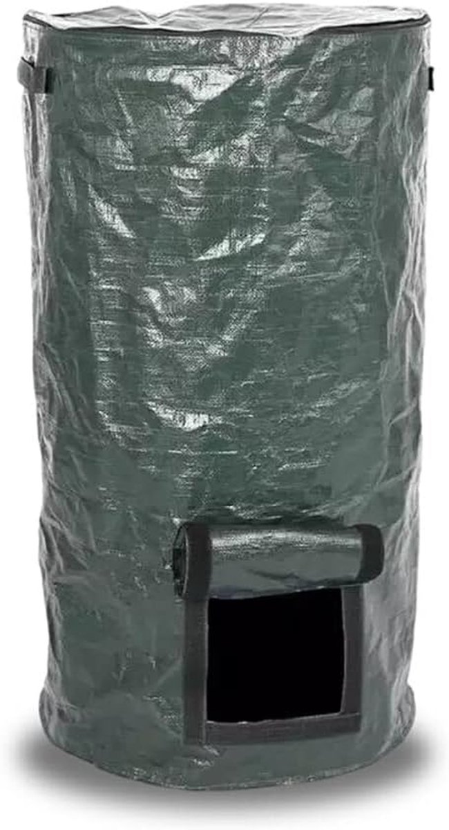 Compost Afvalzak - Opbergbak Tuinafval - Composteren Bladeren - Waterdicht Zonwerend - 15 Liter - Groen