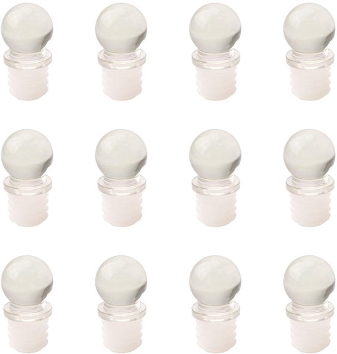 Kristal glas wijnflessenstopper - luchtdicht, dichte sluiting