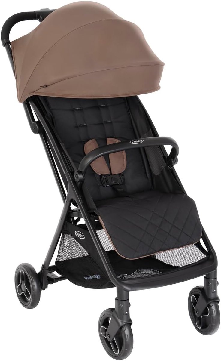 Lichtgewicht buggy - Compact reizen - Dagelijks gebruik - Met één hand in te klappen - 58 kg - Fossiel