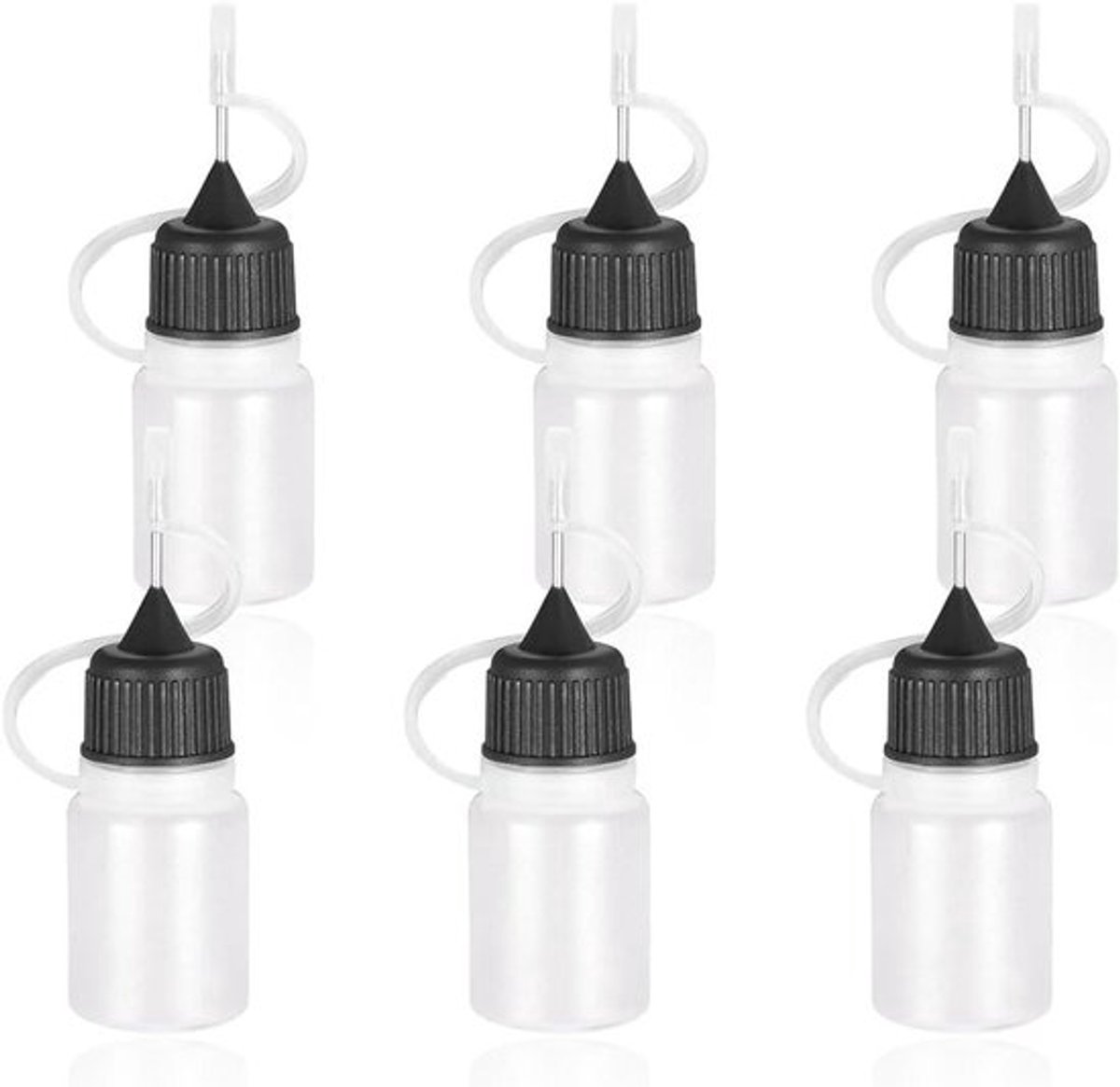 Allecto Plus - 6 stuks Naaldflessenset voor nauwkeurig lijm aanbrengen