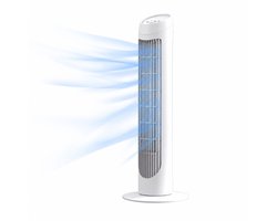 Rolu Torenventilator – Ventilator Staand – Bladloze Ventilator – 80 CM – 3 Snelheden – 70° Oscillatie – Energiezuinig – Weinig Geluid