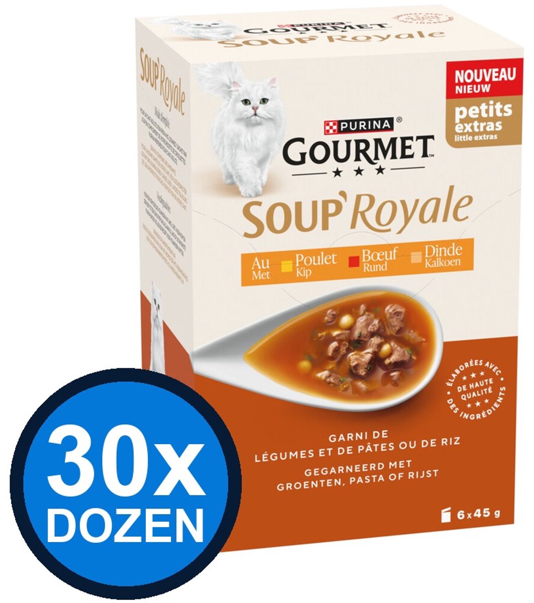 Gourmet Gourmet - Soup Royale Rund - Kattenvoer Natvoer - doos 6x45g
