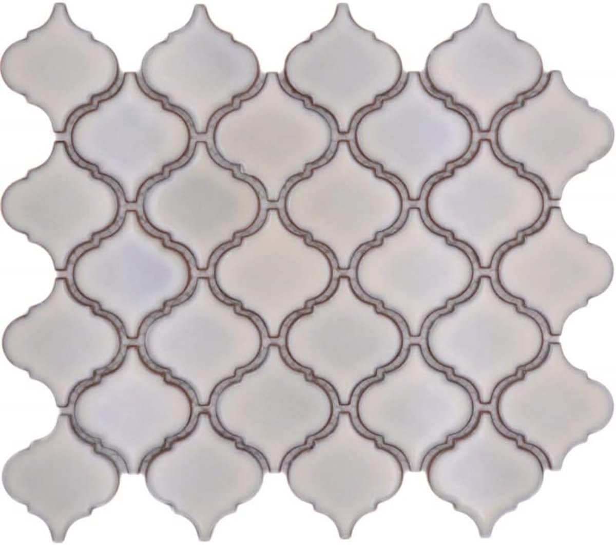 Mozaïek Tegels - Keramische Mozaïek - Keuken of Badkamer - Florentijnse Look - 072 m² - Oud Wit