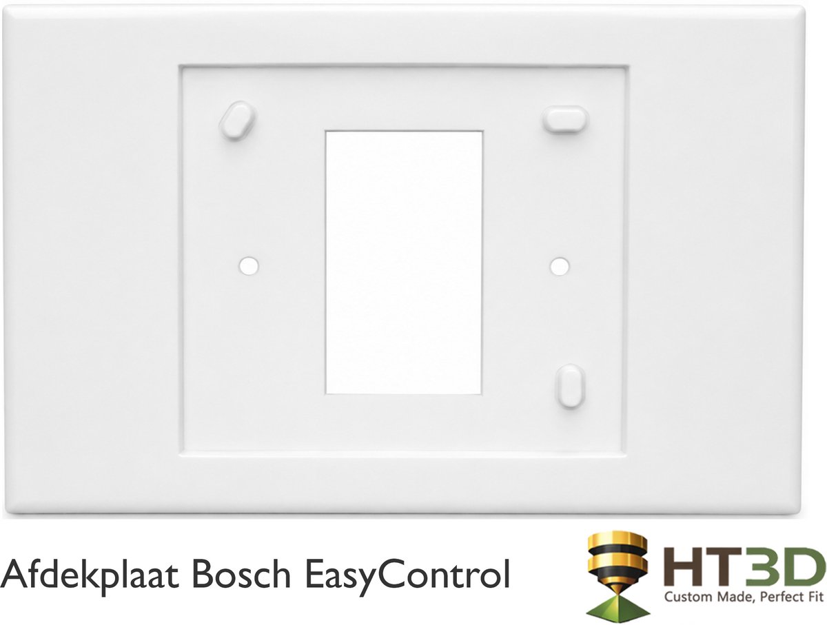 Afdekplaat Bosch EasyControl - Wit - Bosch EasyControl Thermostaat - Kamerthermostaat - Thermostaat - Muurplaat - Afdekraam - Grondplaat - Houder - HT3D
