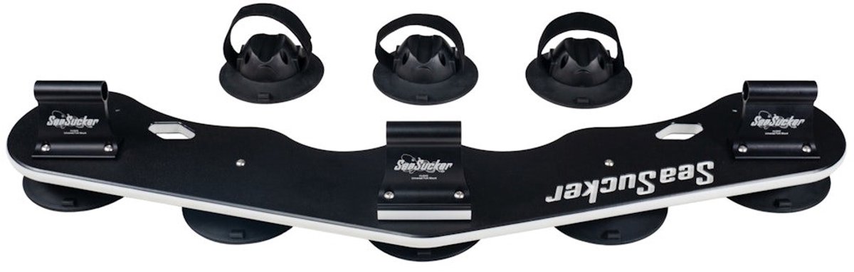 Bol.com Seasucker Mini Bomber fietsendrager - voor twee fietsen - met krachtige zuignappen - zwart aanbieding