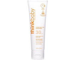 Thinkbaby SPF 30 Baby Zonnebrandcrème 89ml – Minerale Sunscreen Baby & Kind – Breed Spectrum UVA/UVB Bescherming – Waterbestendig – Vegan & Huidvriendelijk