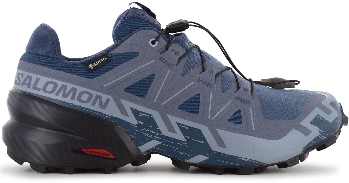 Salomon Speedcross 6 GTX GORE-TEX Heren Trail-Running Schoenen Hardloopschoenen 479853 Blauw