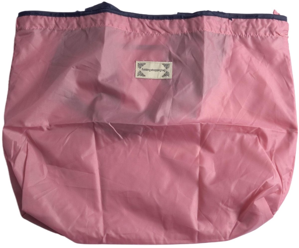 Dailygoods - Boodschappentas, opvouwbaar, licht en zeer belastbaar (10 kg), compacte opvouwbare boodschappentas met draaggreep voor supermarkt, reizen en opslag, 52 x 38,5 cm