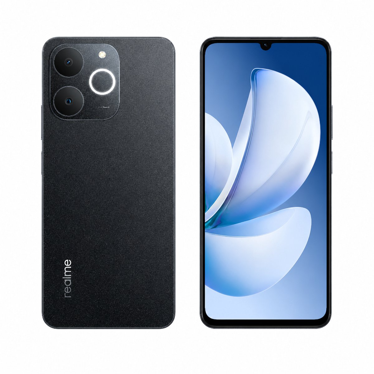 Realme Note 70T Smartphone - 4 GB RAM - 64 GB ROM - 6000mAh - 6,72 inch HD - 7,94 mm ultradunne behuizing - Zwart
