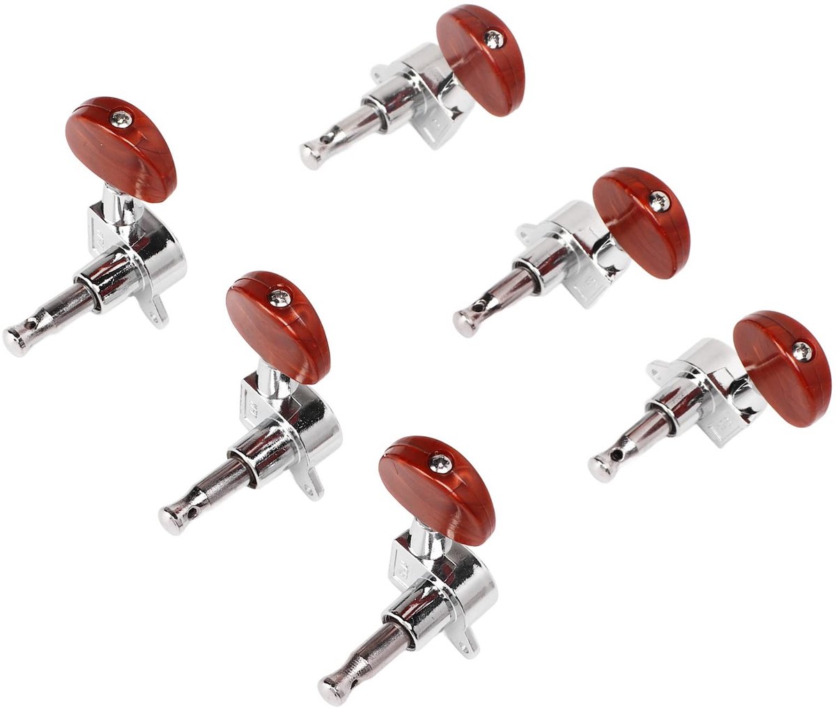 Solidchoice - Set van 6 Gitaar Stemmechanieken voor Akoestische en Elektrische Gitaren