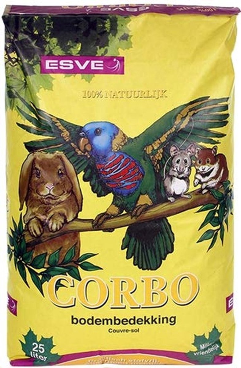 Solidchoice - Natuurlijke Bodembedekking voor Vogels en Knaagdieren, 25 ltr