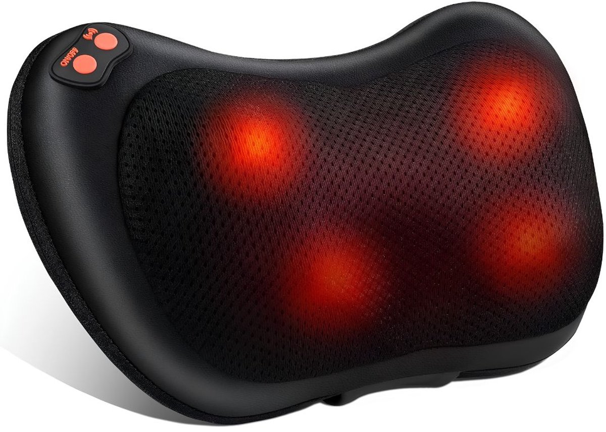 SP® Massage Kussen - Massagekussen - Massage Apparaat - Zwart - 33cm x 21cm x 12cm