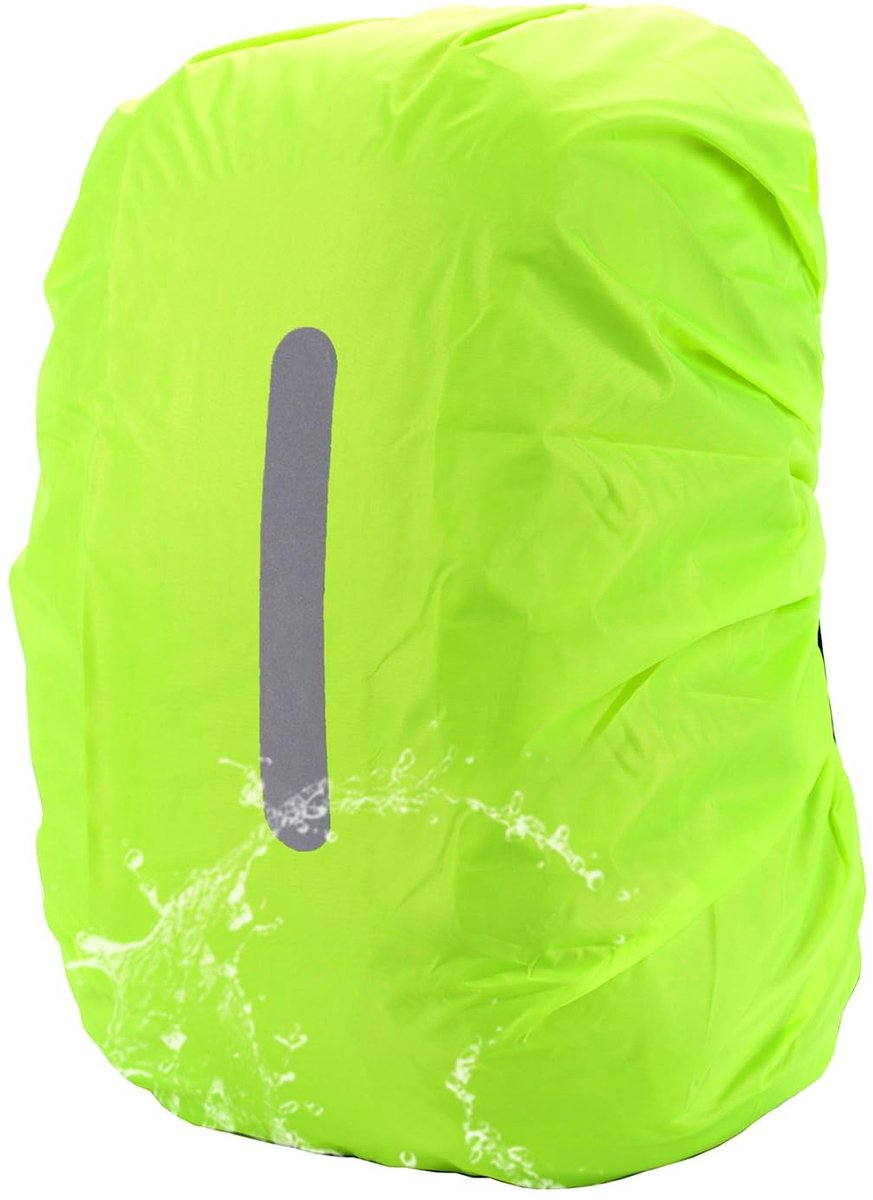 Solidchoice - Waterdichte Rugzakhoes Maat M met Reflecterende Strepen
