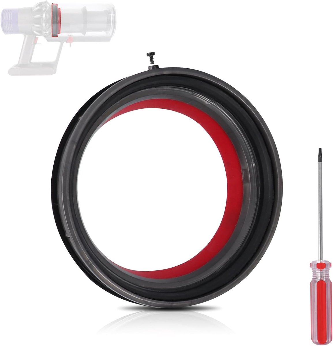 V10 Afdichtring - stofreservoir - compatibel met Dyson V10 SV12 reserveonderdelen - V10 reservoir afdichting stofzuiger reparatie onderdeel accessoires WYWY.Wide