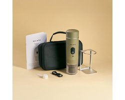 CHiATO brewPLAY Smart Traveller Draagbare espressomaker set – Groen