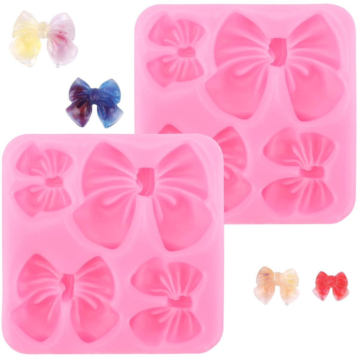 Solidchoice - 2 Stuks Silicone Mallen voor Chocolade en Taart