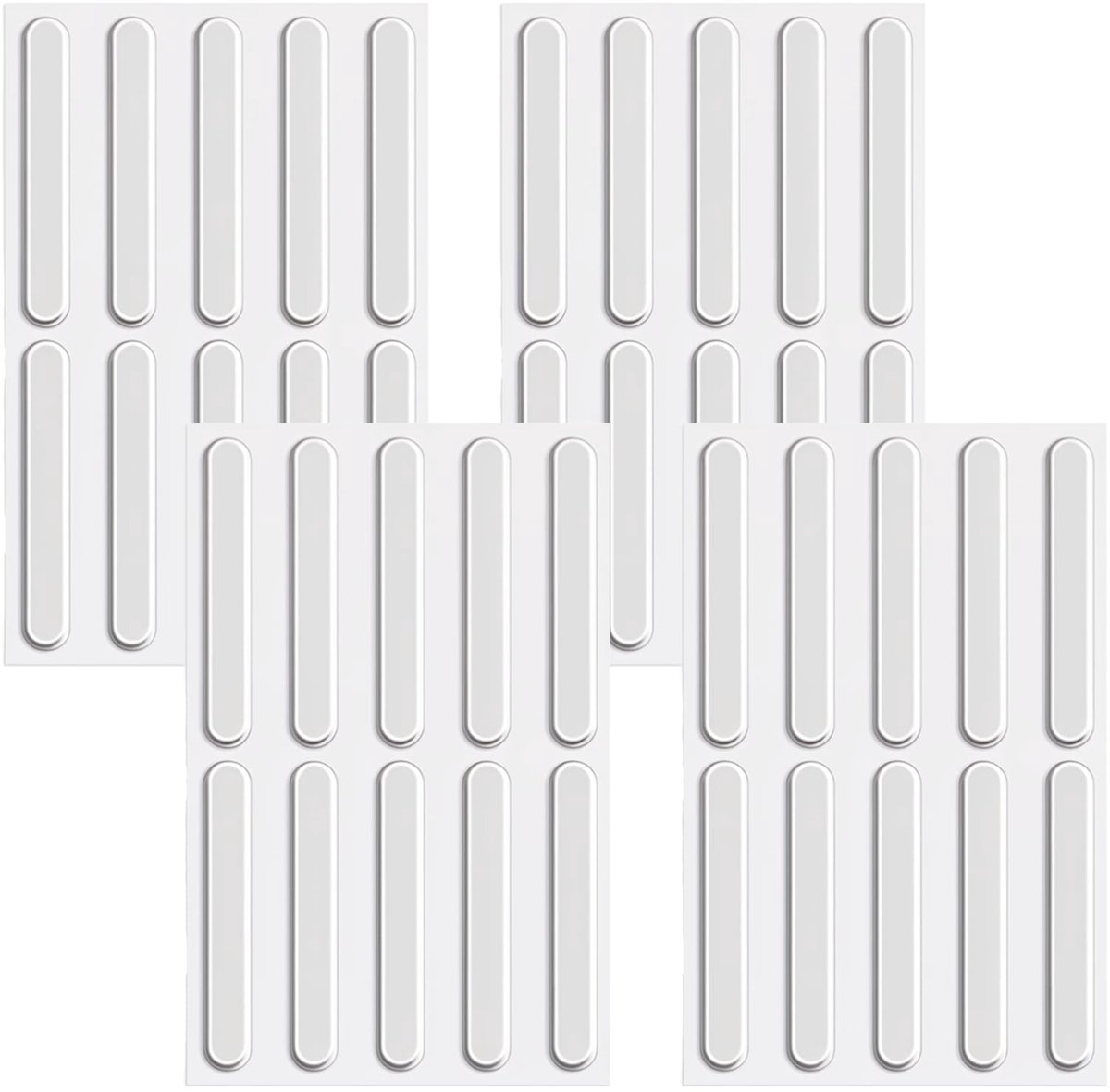 Solidchoice - 40 Stuks Transparante Meubel Bumpers voor Bescherming