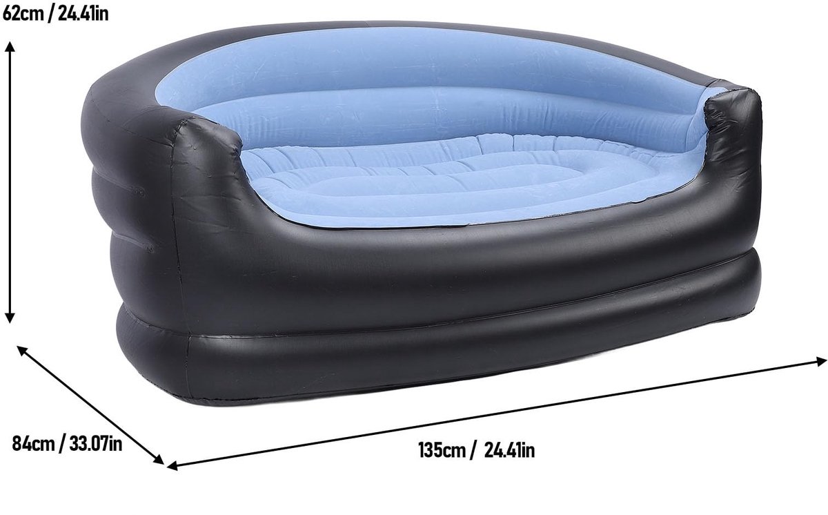Solidchoice - Opblaasbare Bank - Comfortabele Lounger voor Buiten