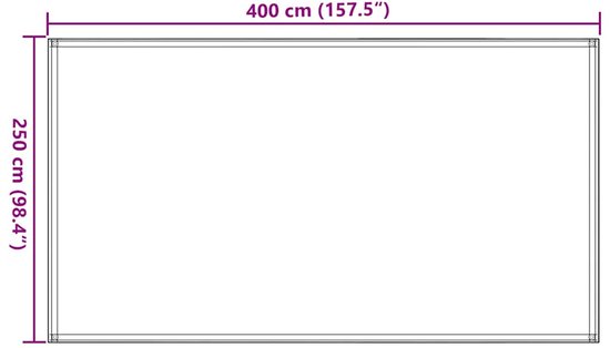 vidaXL - Tenttapijt - 250x400 - cm - taupe van Vidaxl — afbeelding 4