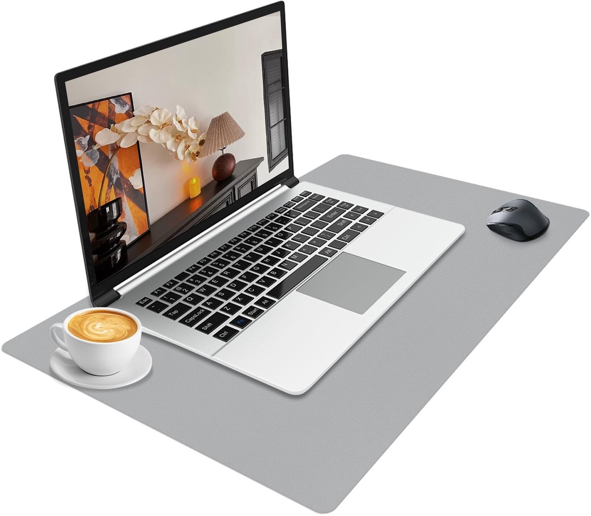 Solidchoice - XXL Bureau Onderlegger van PU Leer - Antislip Waterdichte Bureau Mat voor Laptop