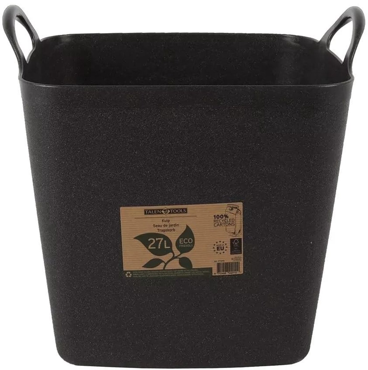 Solidchoice - Flexibele Kuip van 27 Liter, 100% Gerecycled Materiaal