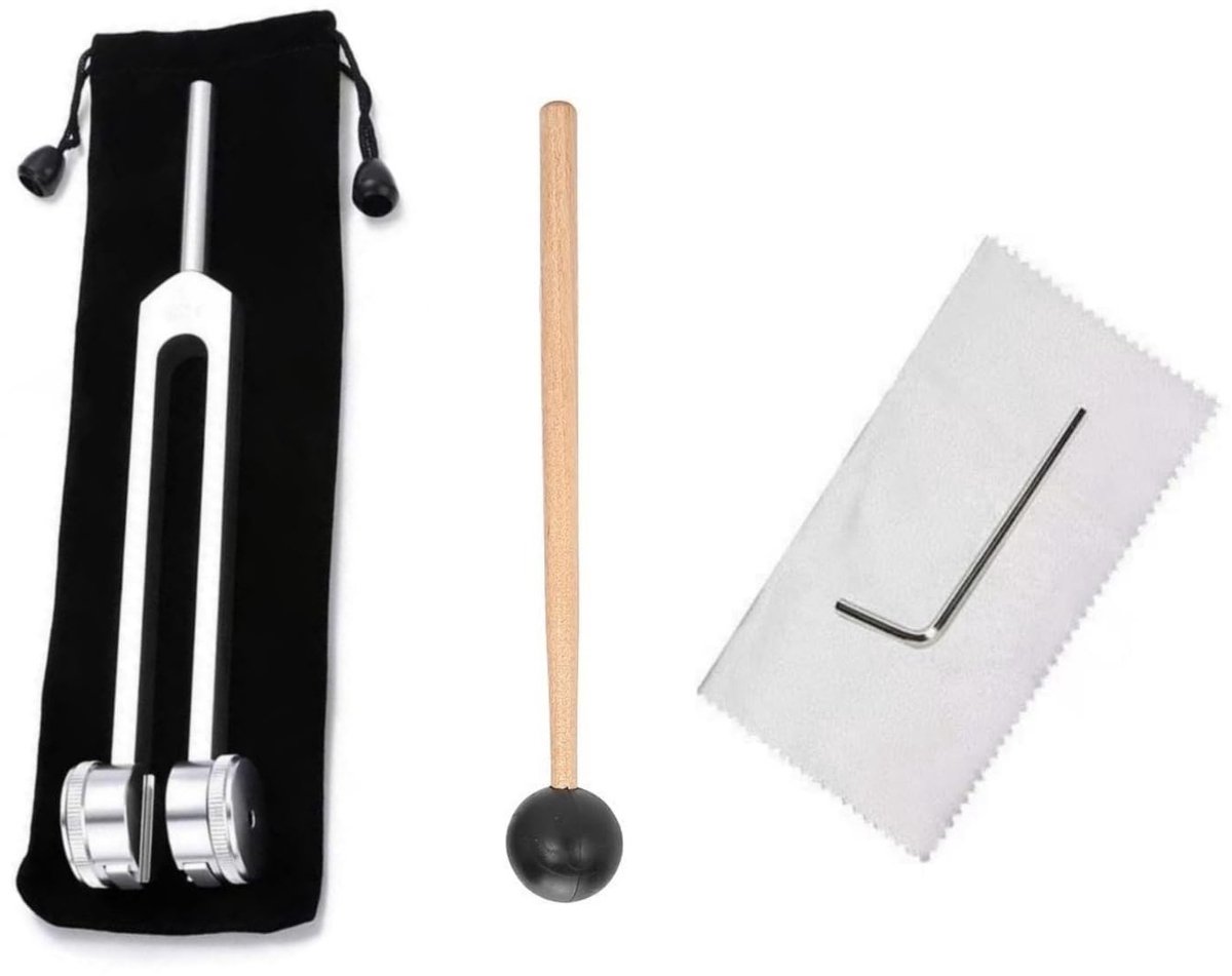 Solidchoice - 128Hz Tuning Fork van Aluminium met Siliconen Hamer