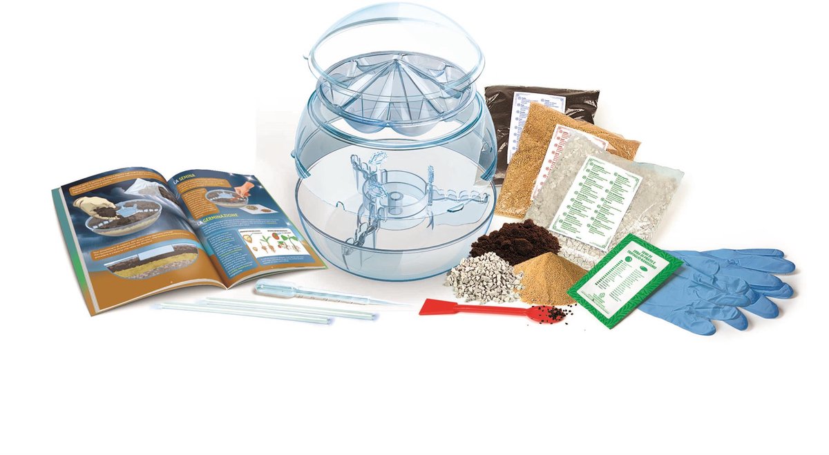 Clementoni EcoSphere Biosfeer - Mini Ecosysteem Terrarium met Waterkringloop - Planten Kweken en Natuur Ontdekken - Wetenschap en Spel voor Kinderen — cadeau in Spellen & Speelgoed - foto 4