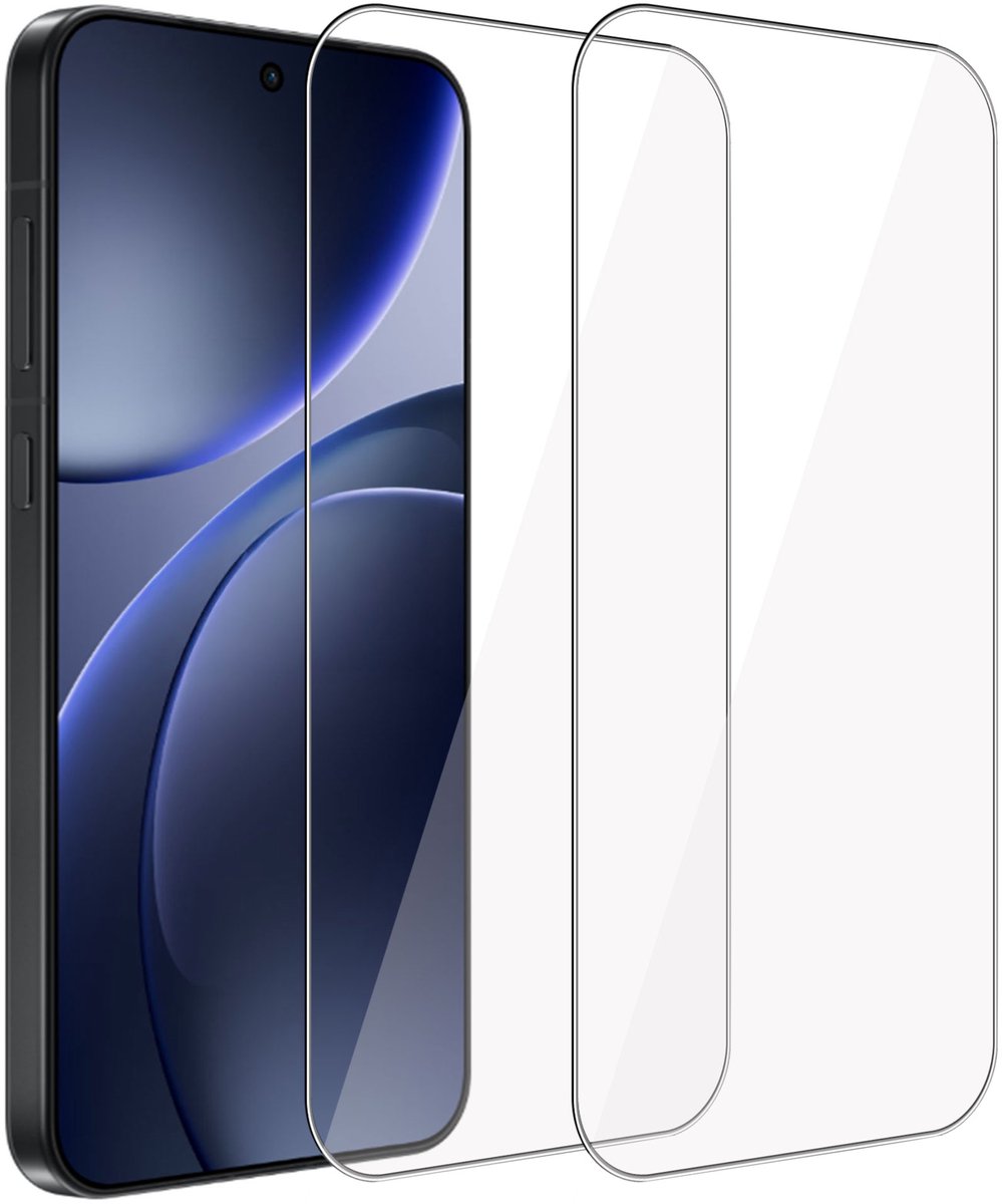 2x Screenprotector geschikt voor OPPO Find X9 5G - Volledige Dekking - Gehard Glas geschikt voor OPPO Find X9 5G