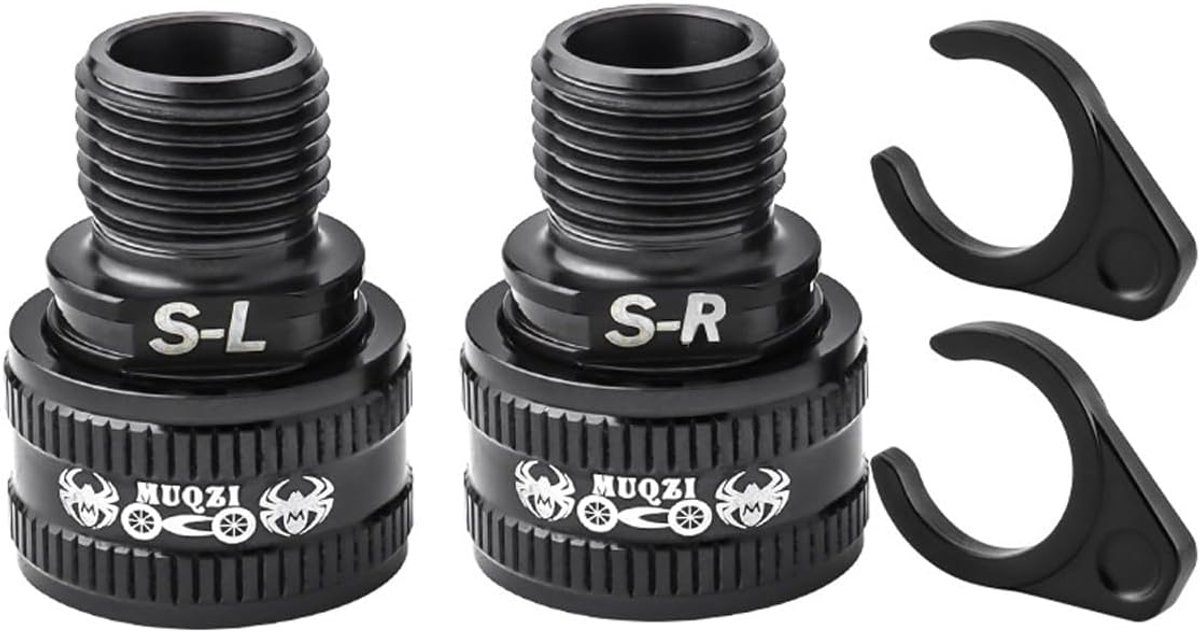 Fiets Pedaal Extender - snelspanner - pedaal-adapter - afstandsverlenging met snelsluitsysteem voor mountainbikes - vouwfietsen - racefietsen