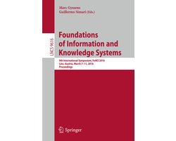 Foundations of Information and Knowledge Systems