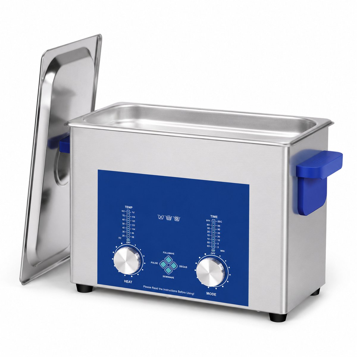 Ultrasoon Reiniger 4L – 120W Professionele Ultrasoonreiniger met Verwarming en Timer – Inclusief Reinigingsmand – Voor Sieraden, Brillen en Horloges