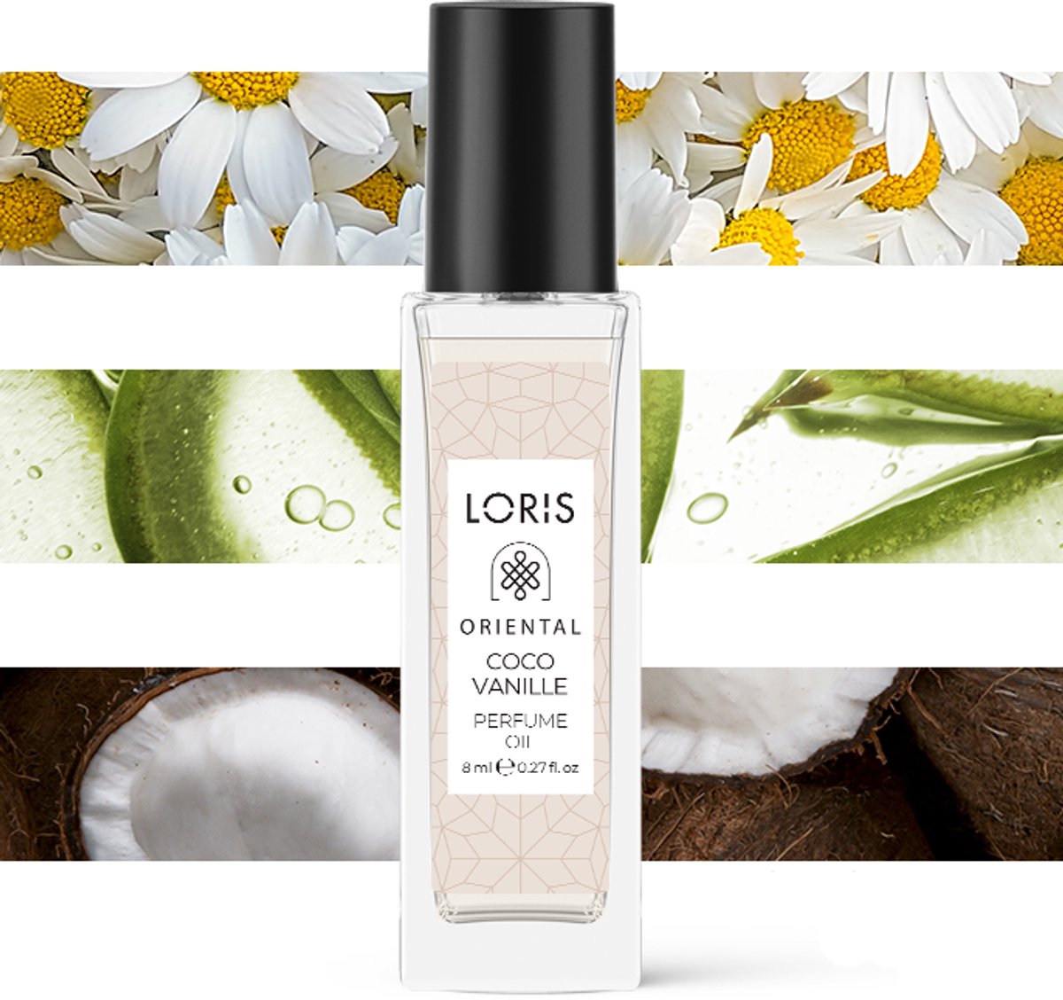 Loris Parfum - Coco Vanille - Parfum Olie - Unisex - Niche Coco Vanille - 8 ml - Olieroller
