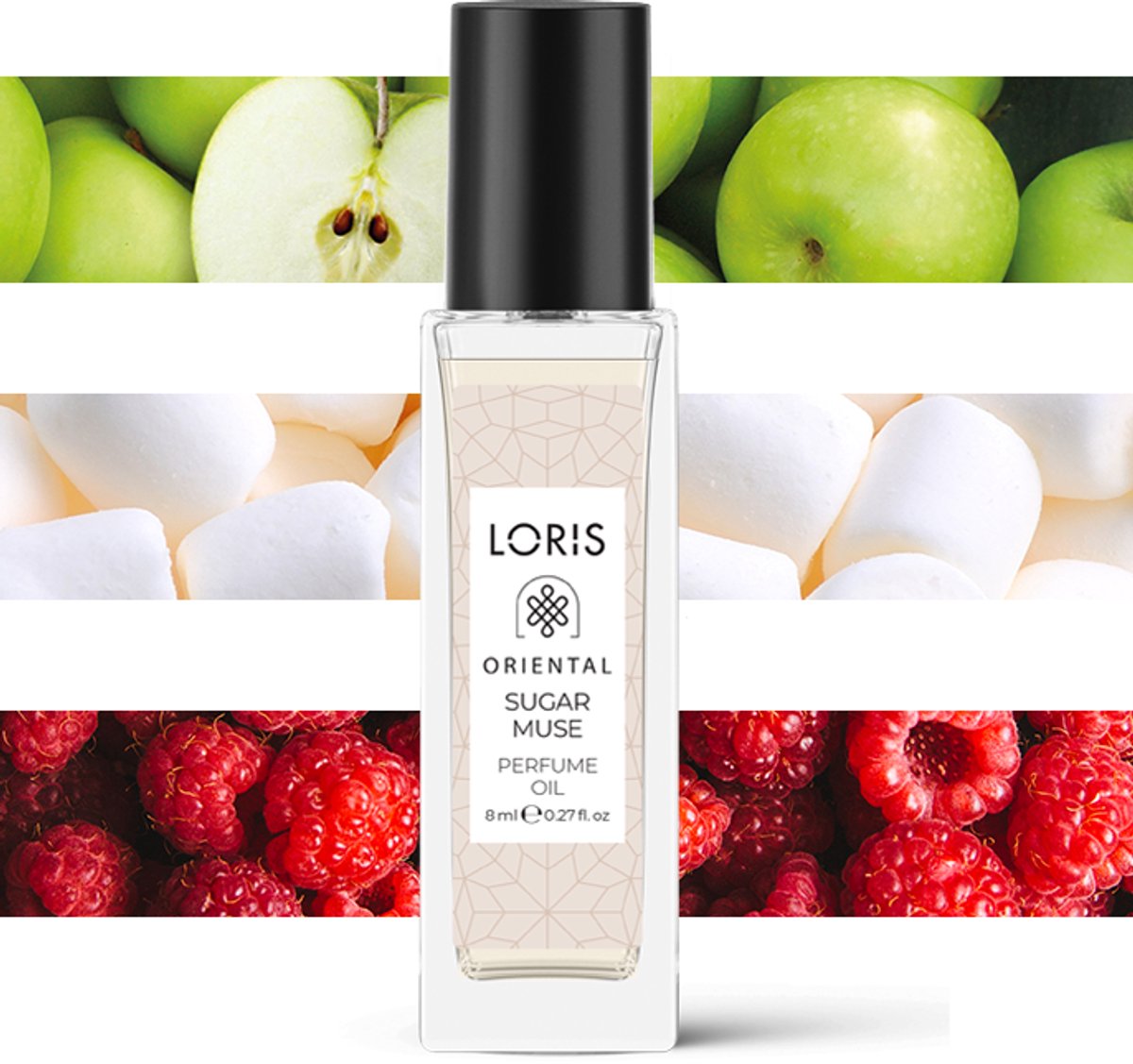 Loris Parfum - Sugar Muse - Parfum Olie - Unisex - 450 Dames parfum - 8 ml - Olieroller