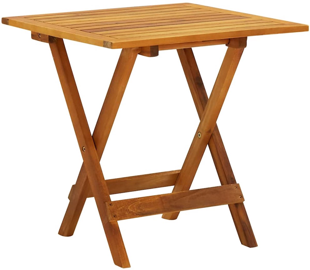 vidaXL - Bistrotafel - 46x46x47 - cm - massief - acaciahout