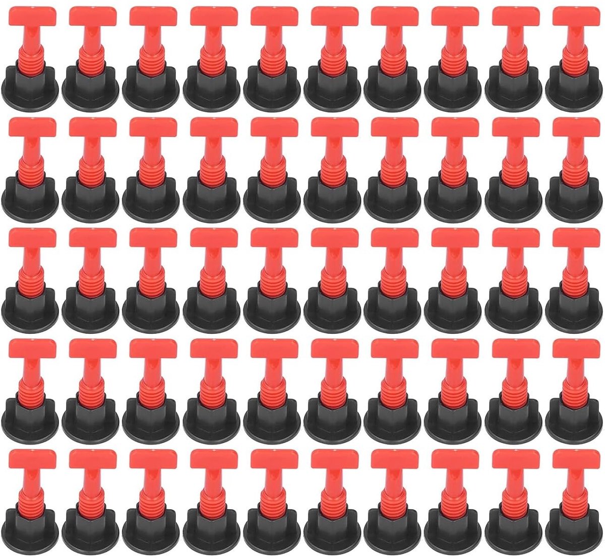 Solidchoice - 50 Stuks Tegelnivelleringssysteem - Professionele Leghulp Set voor Tegels