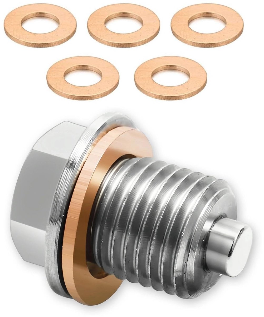 Solidchoice - Magnetische Olieafvoerbout M14x1,5 met Afdichtringen