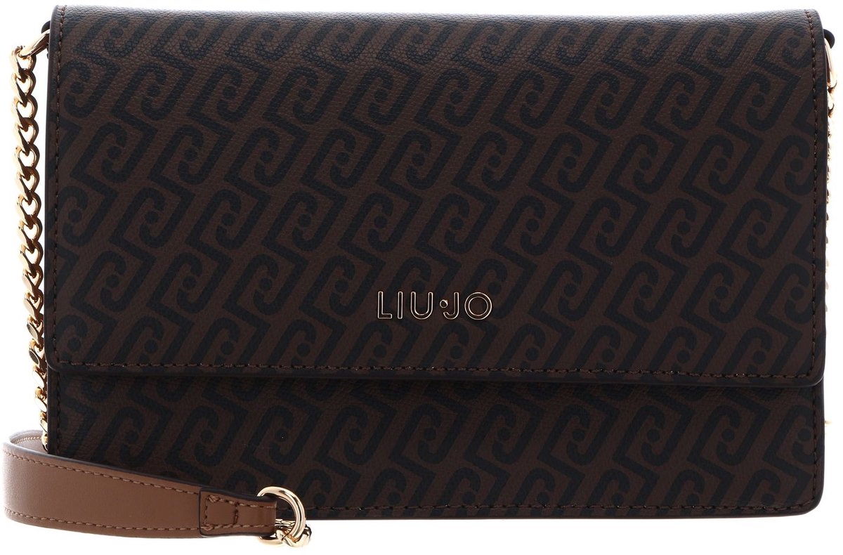 LIU JO schoudertas Manh Crossbody Suede bruine