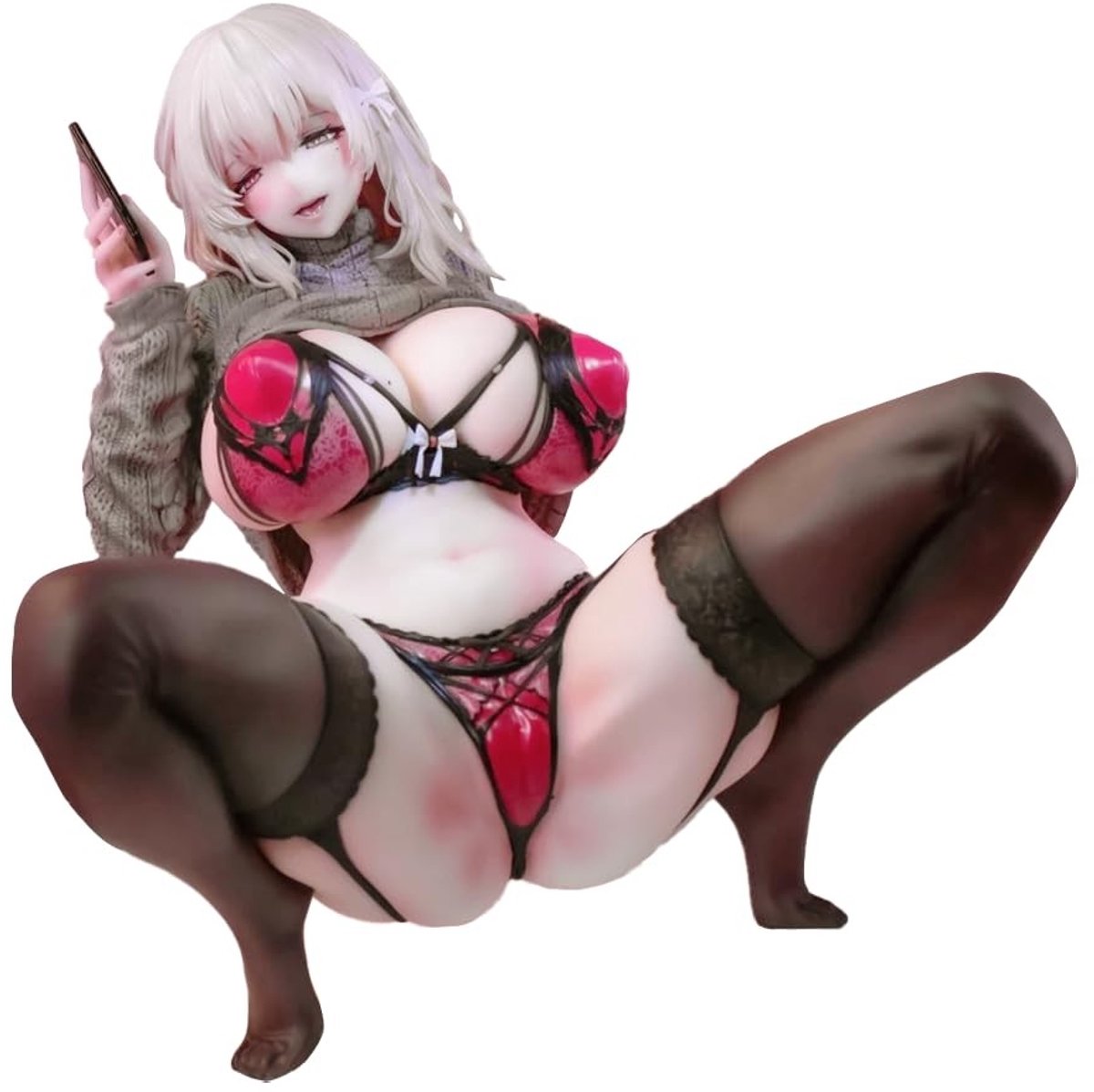 Solidchoice - Mitsuhime Figuur Anime Badpak Model 19CM - Schattige Desktop Decoratie