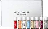 SteamStory Luxe Wasparfum Proefpakket 8×15 ml - Ontdek 8 luxe geuren van fris tot warm