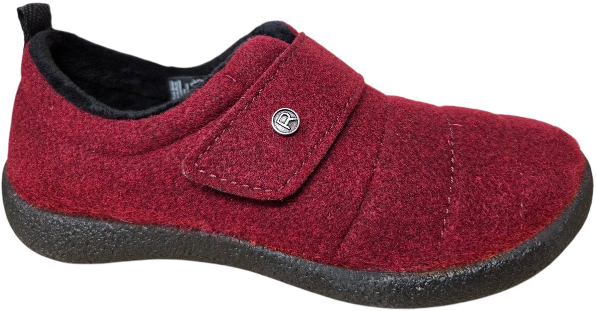 Rohde 2007 48 Pantoffels Sloffen Rood Vilt Dames - Rood - 42